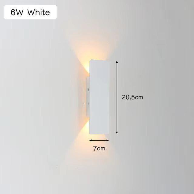 Weatherproof Aluminum LED Wall Lamp for Outdoor Use
