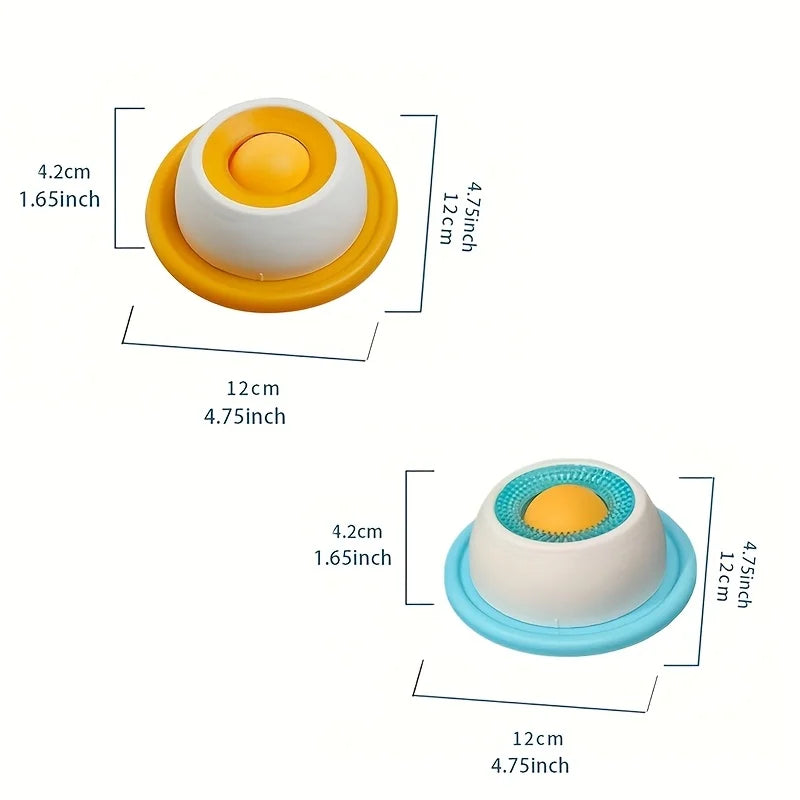 Slow Feeder Lick Mat for Dogs and Cats with Non-Slip Base