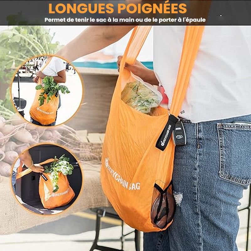 Foldable Portable Nylon Disc Bag with 5L Capacity