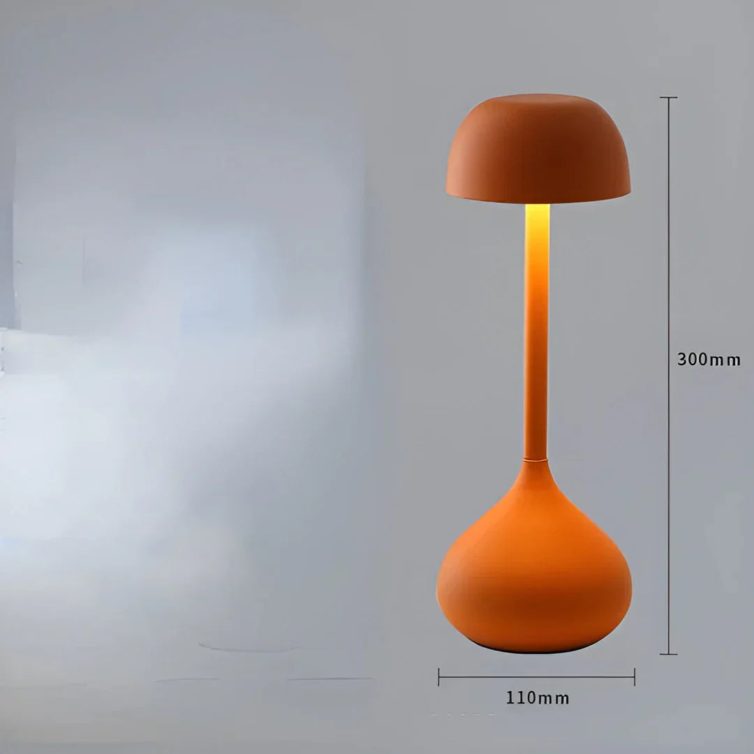 Cordless Dimmable Mushroom Table Lamp