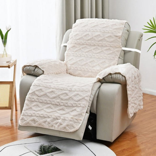 Quilted Diamond Pattern Recliner Slipcover