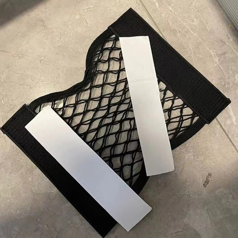 Stretchable Mesh Storage Bag with Adhesive Tape