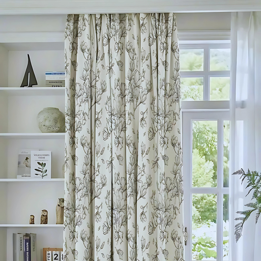 Blackout Floral Sunshade Curtains
