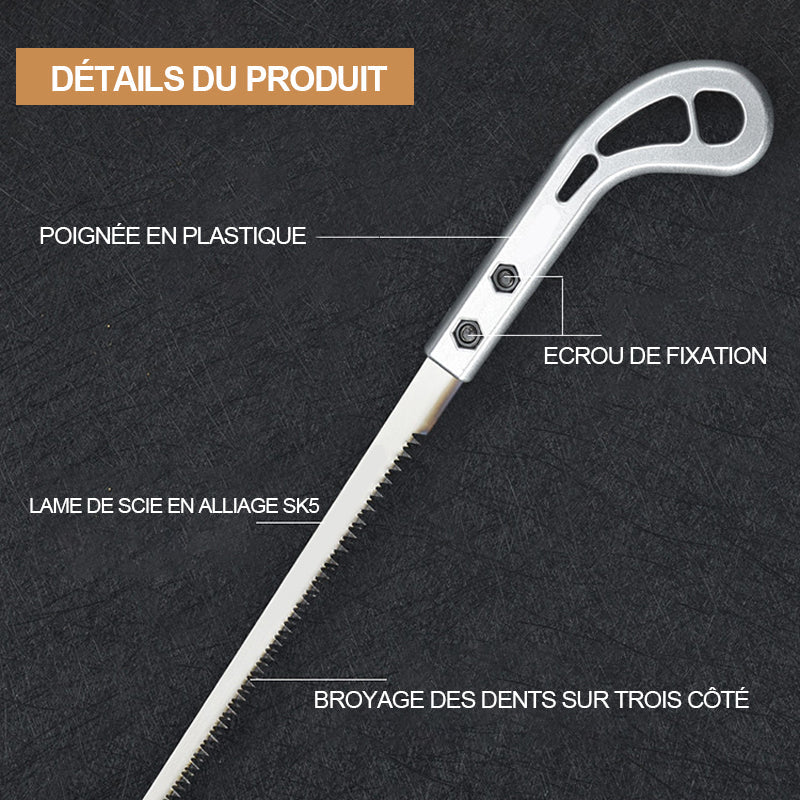Portable Mini Wood Saw with Non-Slip Handle