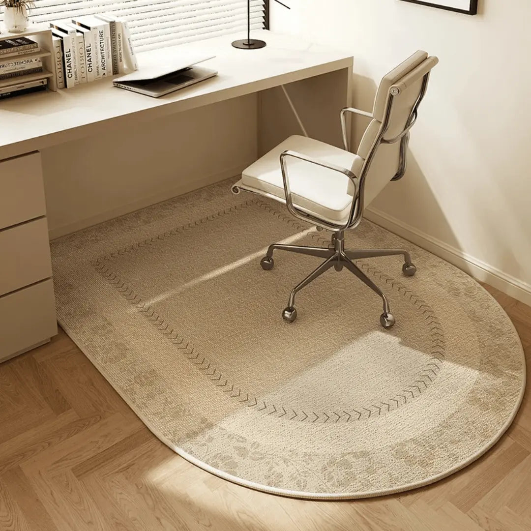 Non-Slip Office Chair Mat with Modern Geometric Design