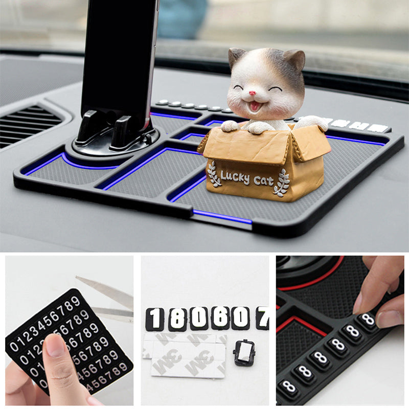 Non-Slip Silicone Car Dashboard Pad for Phones and Accessories