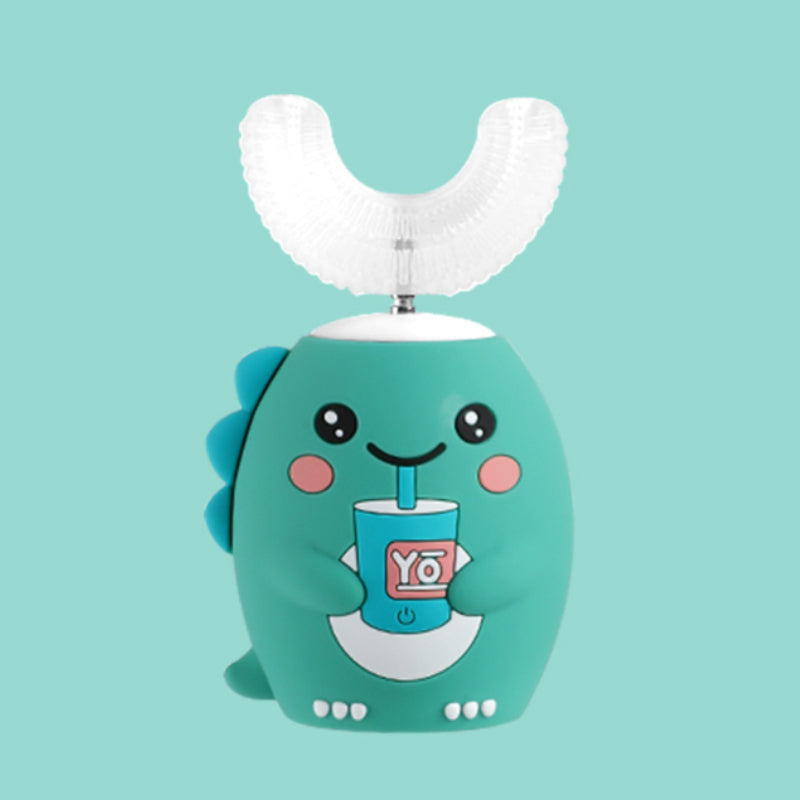 360 Degree Electric U-Shaped Sonic Toothbrush for Kids with 5 Cleaning Modes