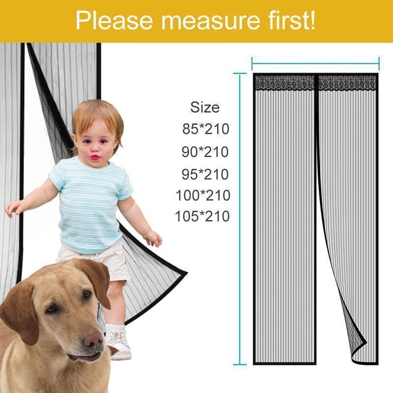 Magnetic Insect Screen Door with Pet-Friendly Design
