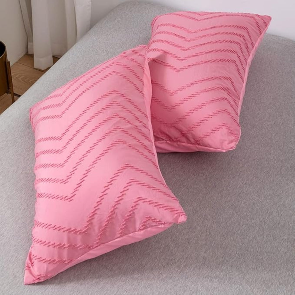 Chevron Microfiber Quilt Cover Set with Pillowcases