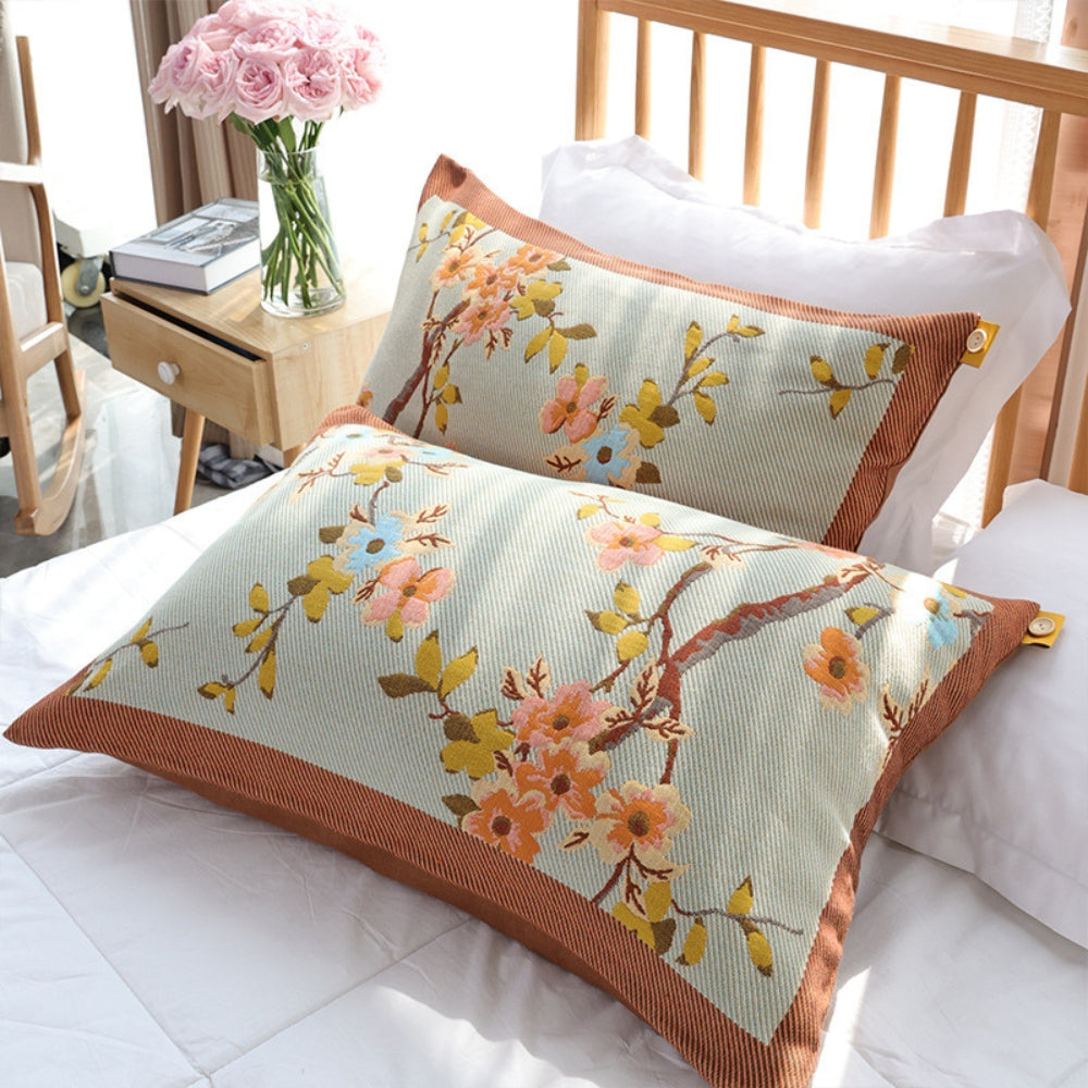 Ornate Heritage Cotton Pillowcase Set 20x29.5 Inches