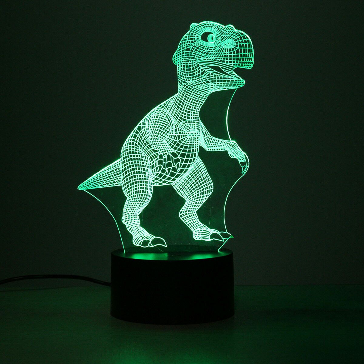 3D Color-Changing T-Rex Dinosaur Night Light