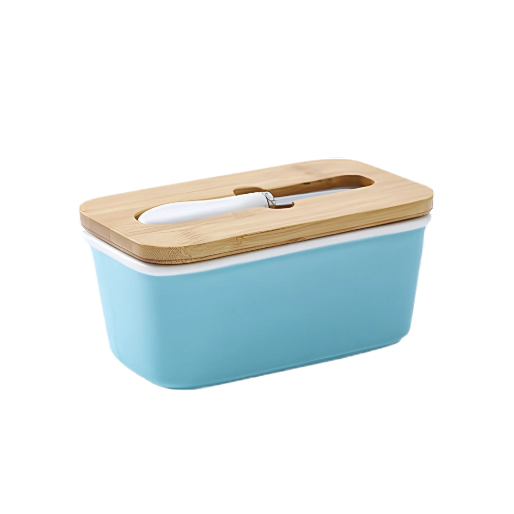Sleek Ceramic Butter Cutter Container