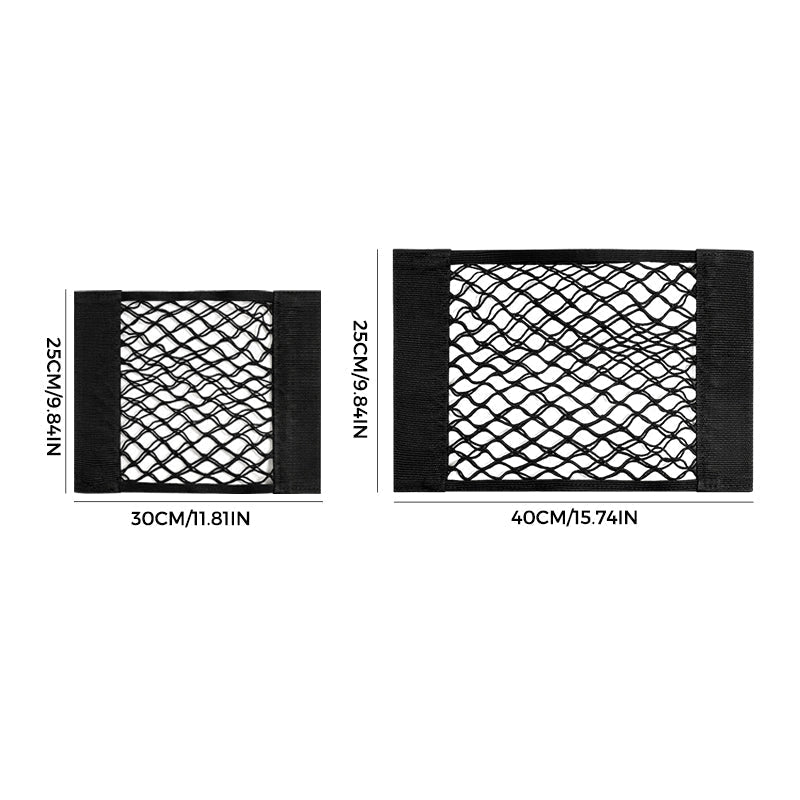 Stretchable Mesh Storage Bag with Adhesive Tape