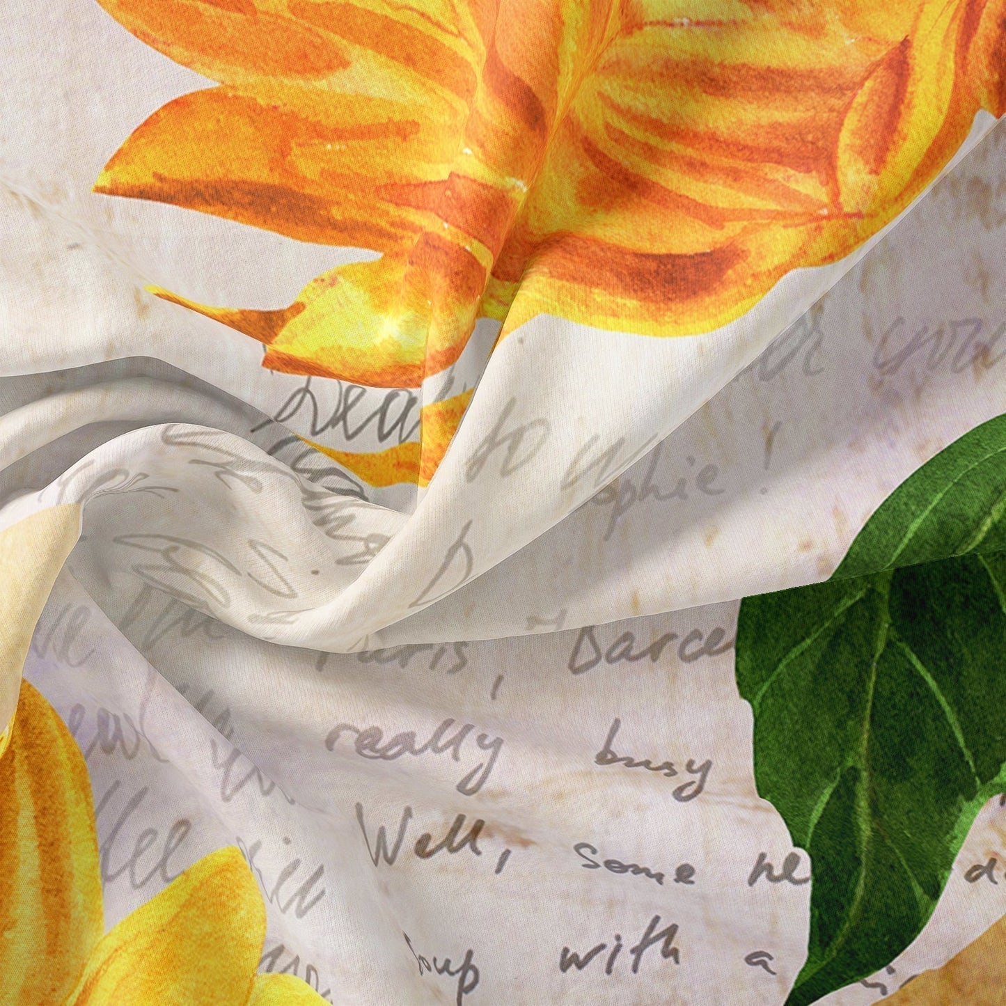 Soft Sunflower Duvet Cover Set with Pillowcases