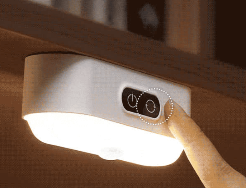 Rechargeable Motion-Activated Night Light with Adjustable Brightness