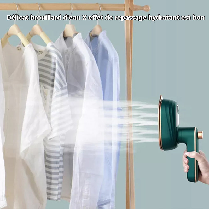 Portable 2-in-1 Steam Iron with Triangular Design