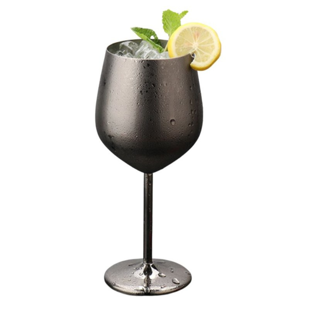 Stainless Steel Unbreakable Wine Glasses - 17 oz