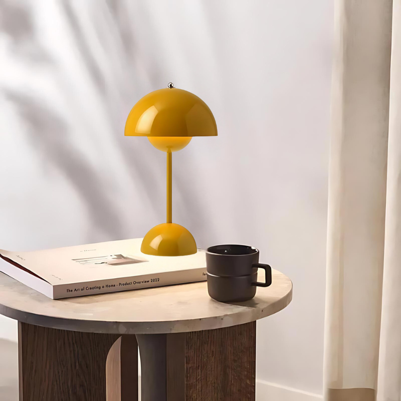 Rechargeable Mushroom Table Lamp with Touch Control