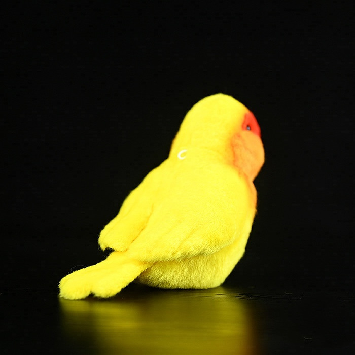 Yellow Lovebird Plush Stuffed Animal Toy