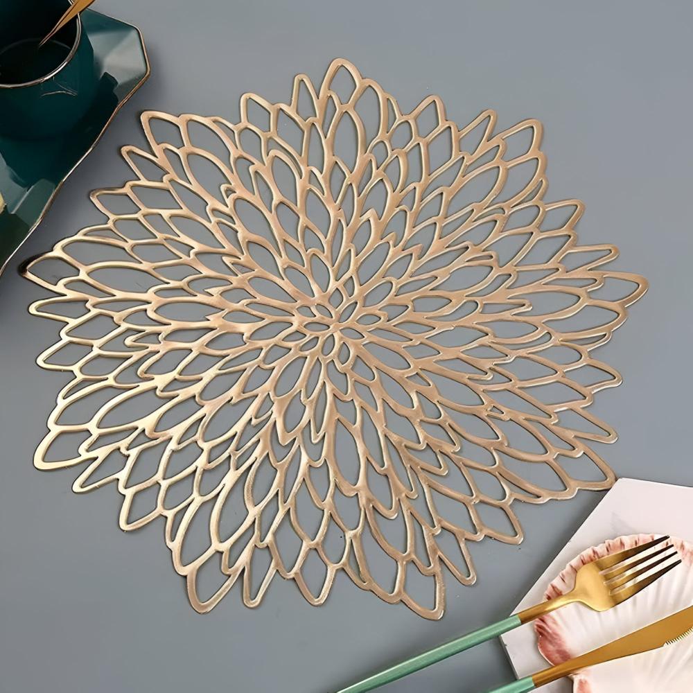 Chrysanthemum Floral Heat-Resistant Placemat