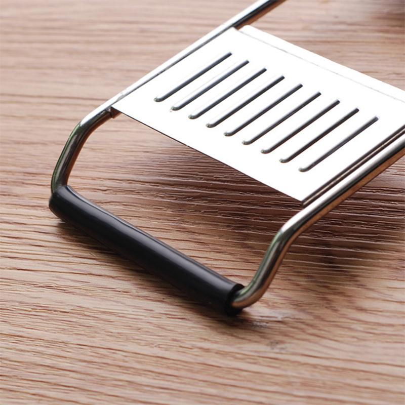Stainless Steel Vegetable Slicer with Interchangeable Blades