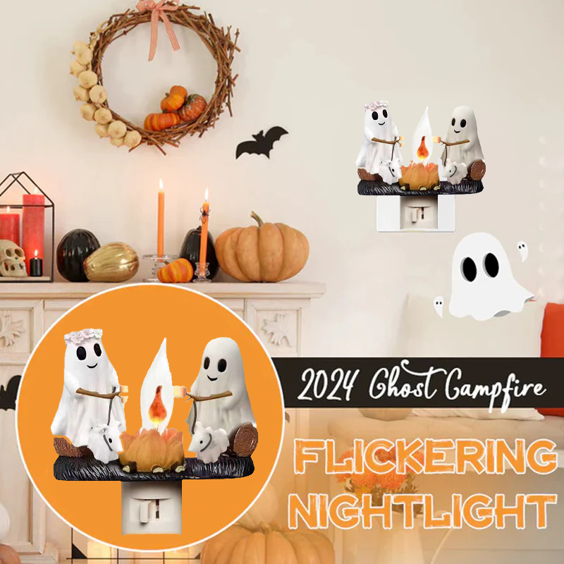 Flickering Ghost Campfire Night Light