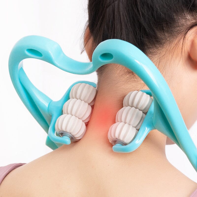Adjustable Cervical Massager with Ergonomic Handle