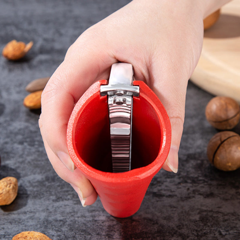 Ergonomic Lever Nutcracker in Red or Black