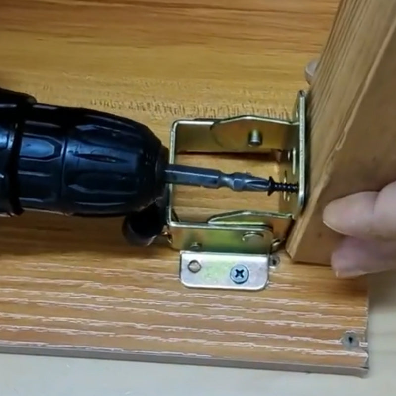 Foldable Metal Hinges with Antique Gold Finish