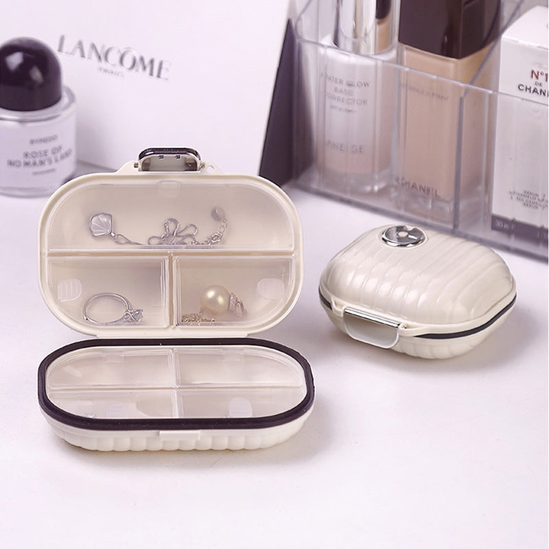Portable Water-Resistant Pill Organizer with 7 Sections