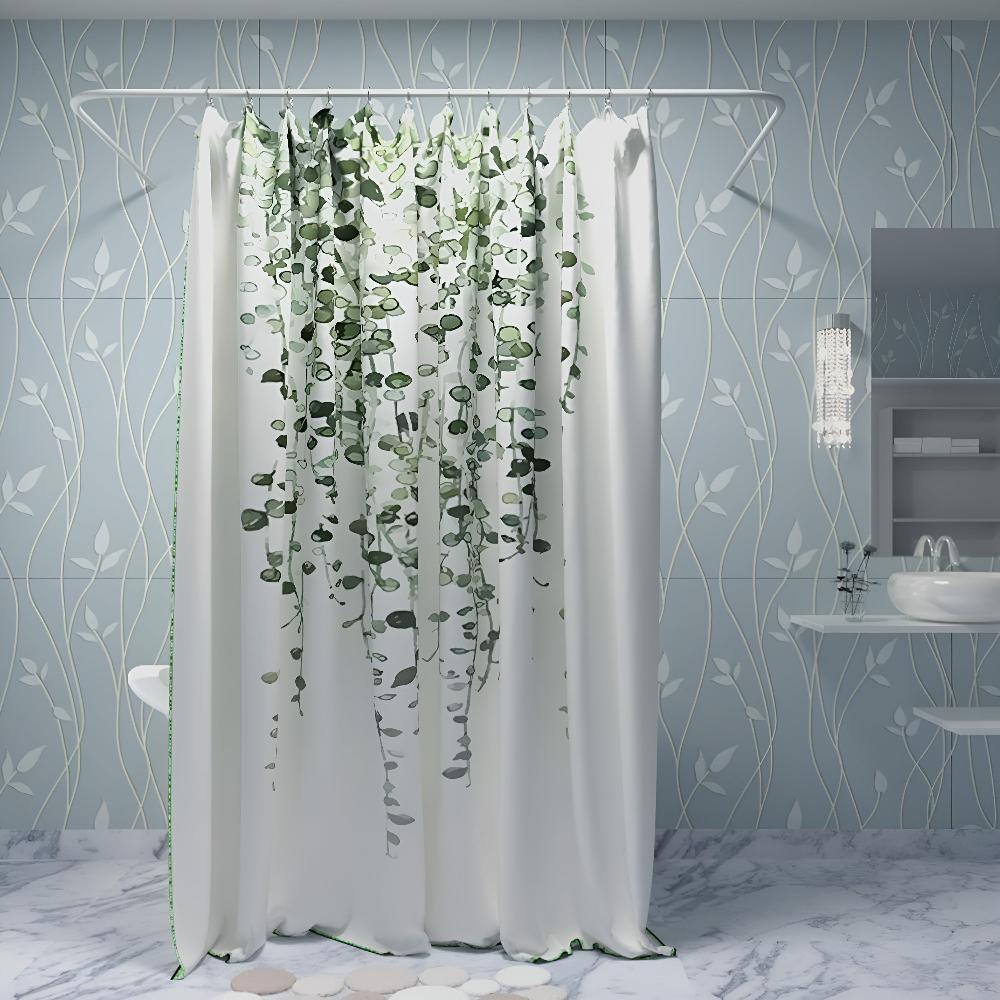 Leaf Drop Vine Polyester Shower Curtain