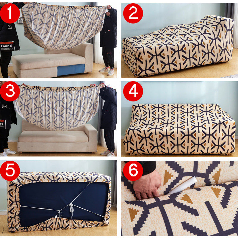 Christmas Elastic Sofa Cover for All Sizes - Polyester Stretch Protector