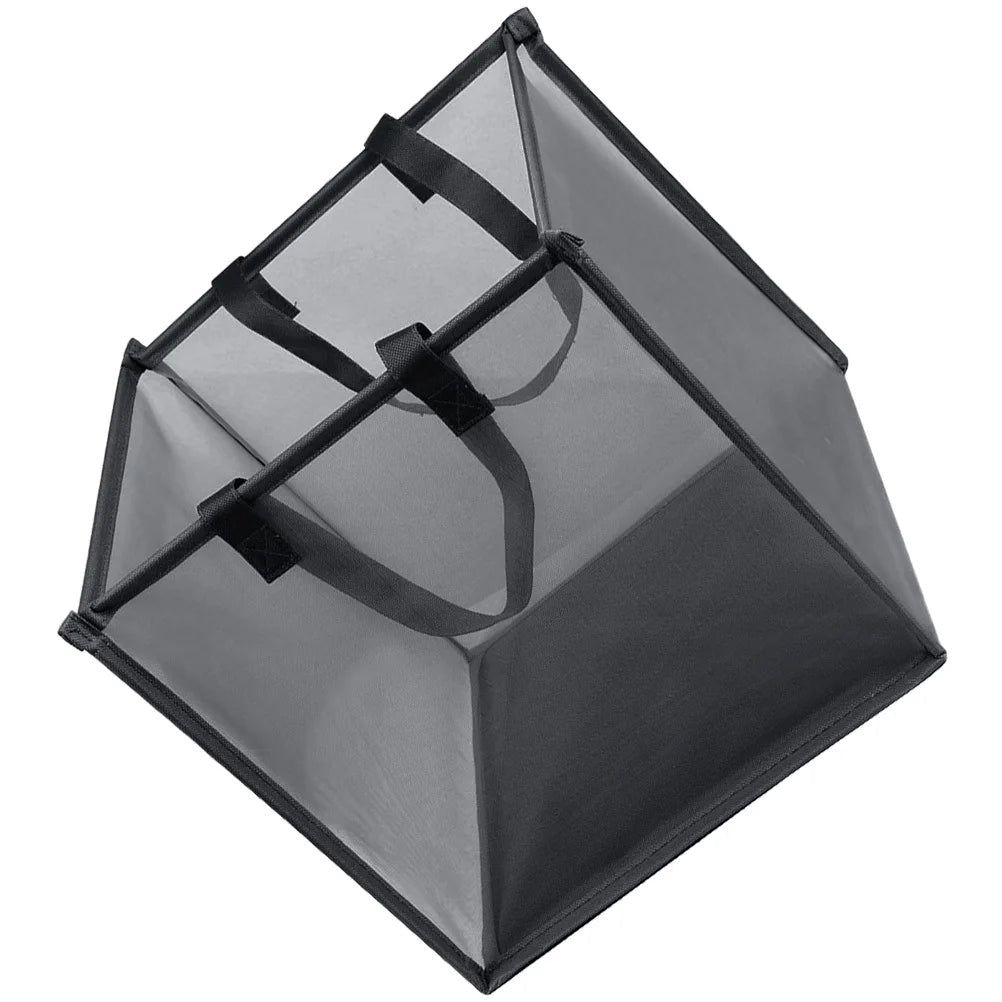 Foldable Mesh Laundry Hamper with Handles for Easy Storage