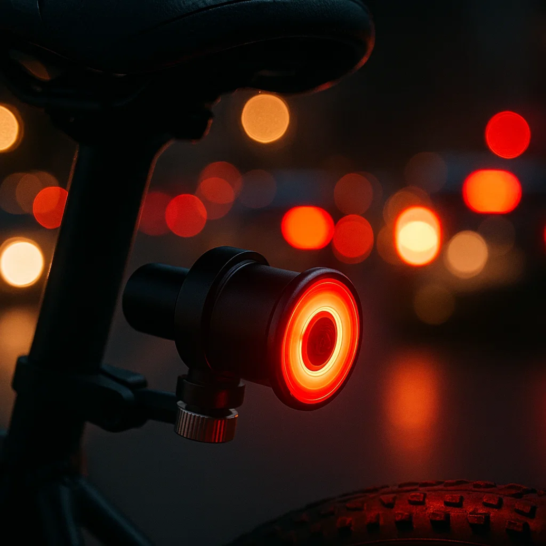 USB Rechargeable Smart Bike Rear Light with Automatic Brake Signal