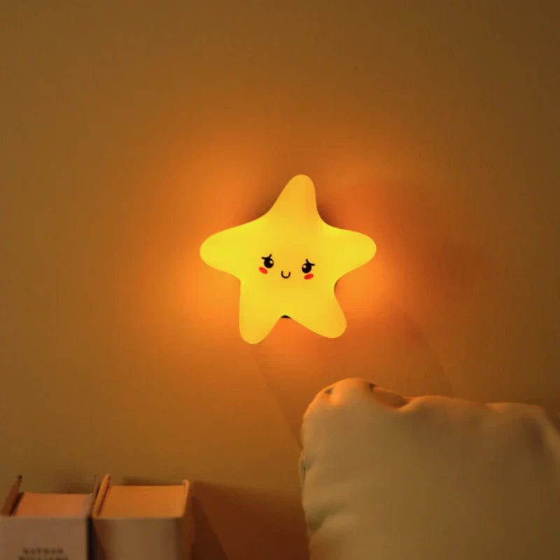 Rechargeable Night Light in Moon, Star, or Cloud Design