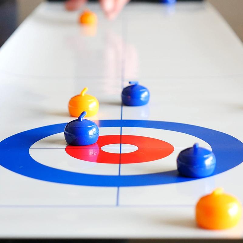 Mini Table Curling Game for Family Fun