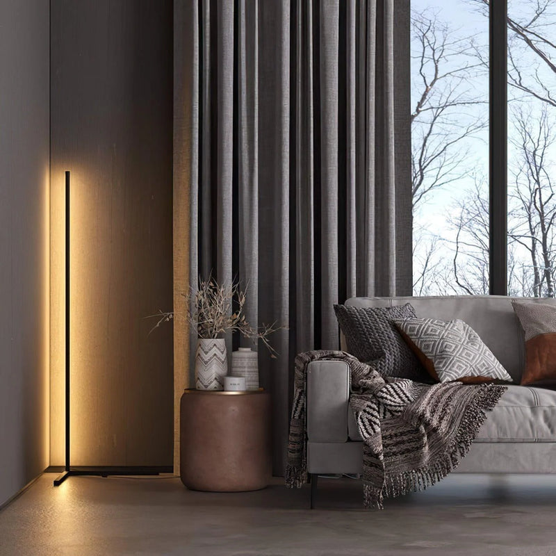Minimalist Adjustable LED Floor Lamp with Remote Control