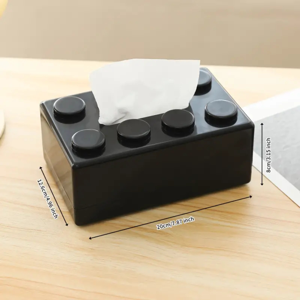 Building Blocks Tissue Holder - Colorful ABS Design