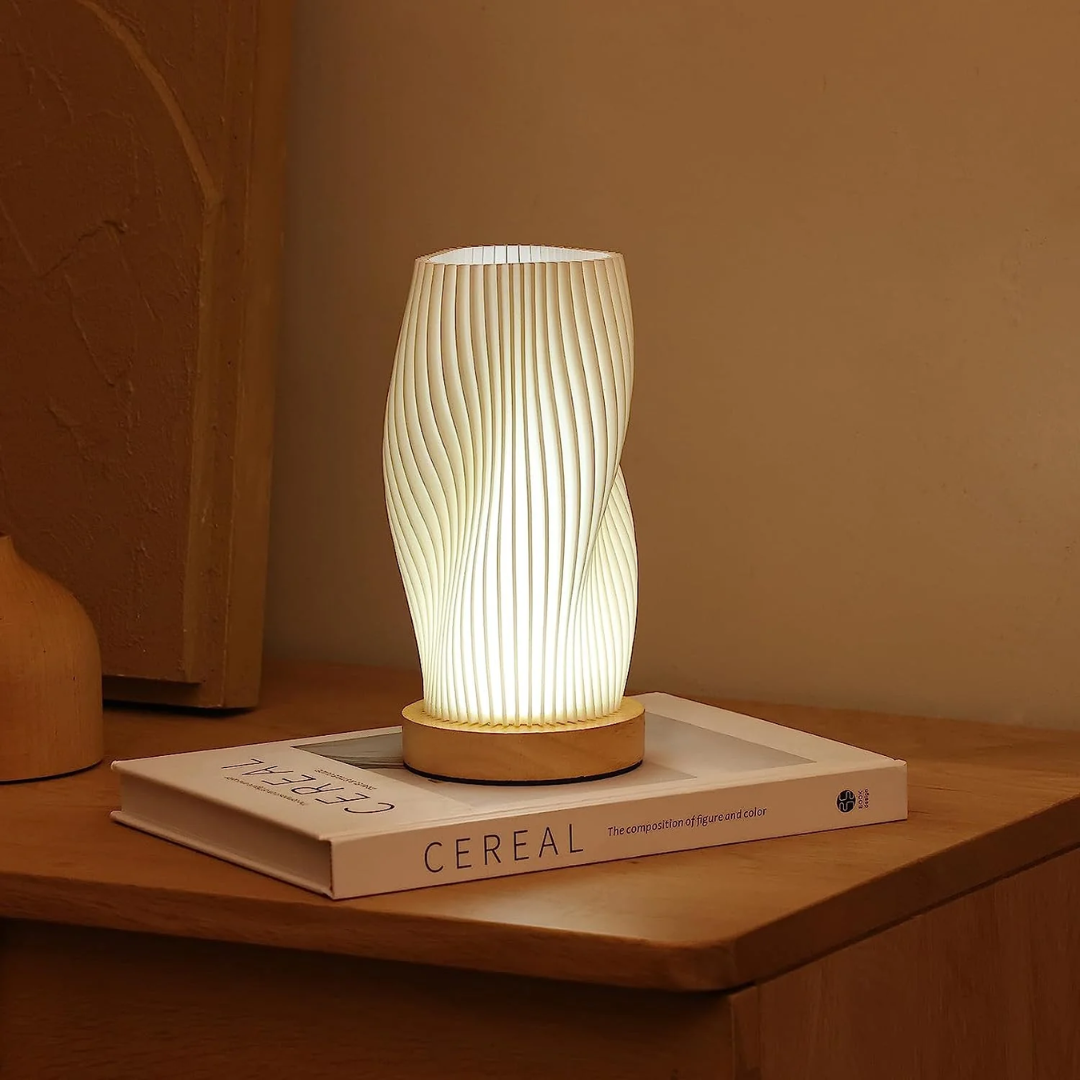 Dimmable Wavy LED Table Lamp