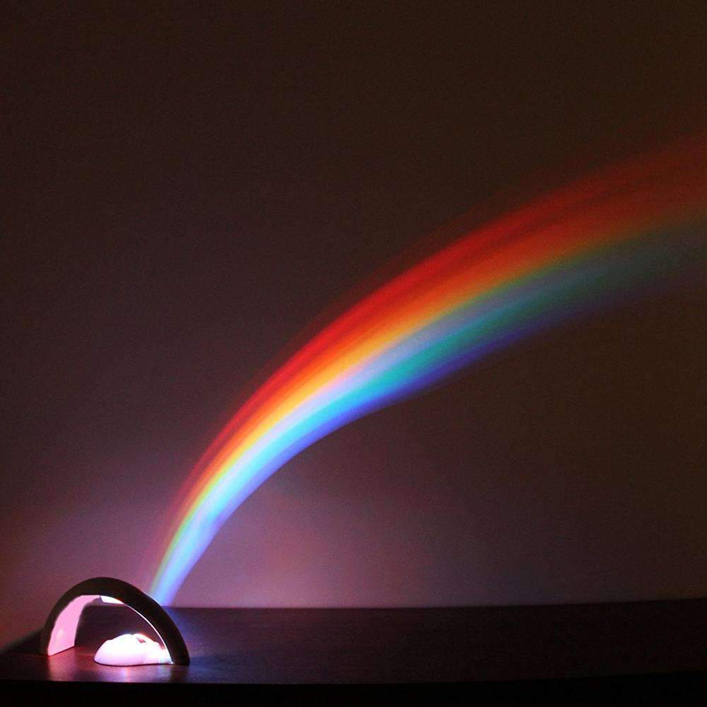 Rainbow LED Night Light Projector with Automatic Shut-Off