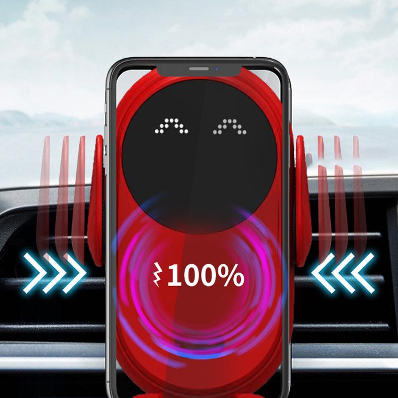 Smart Wireless Car Charger with Automatic Sensor Phone Holder