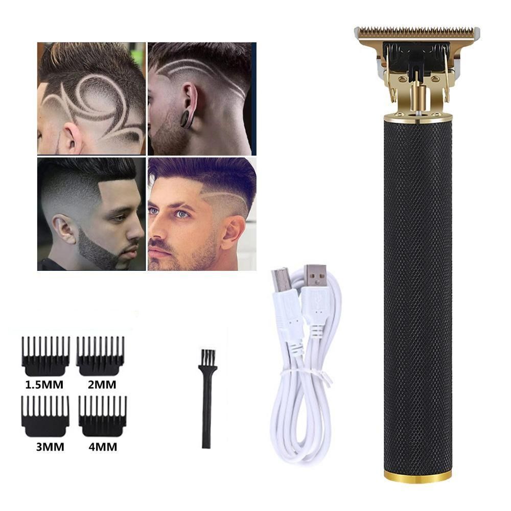 Cordless T-Blade Electric Hair Clipper for Precise Grooming