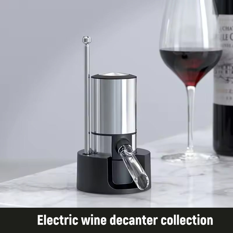 Electric Wine Aerator Pourer with Single-Button Control
