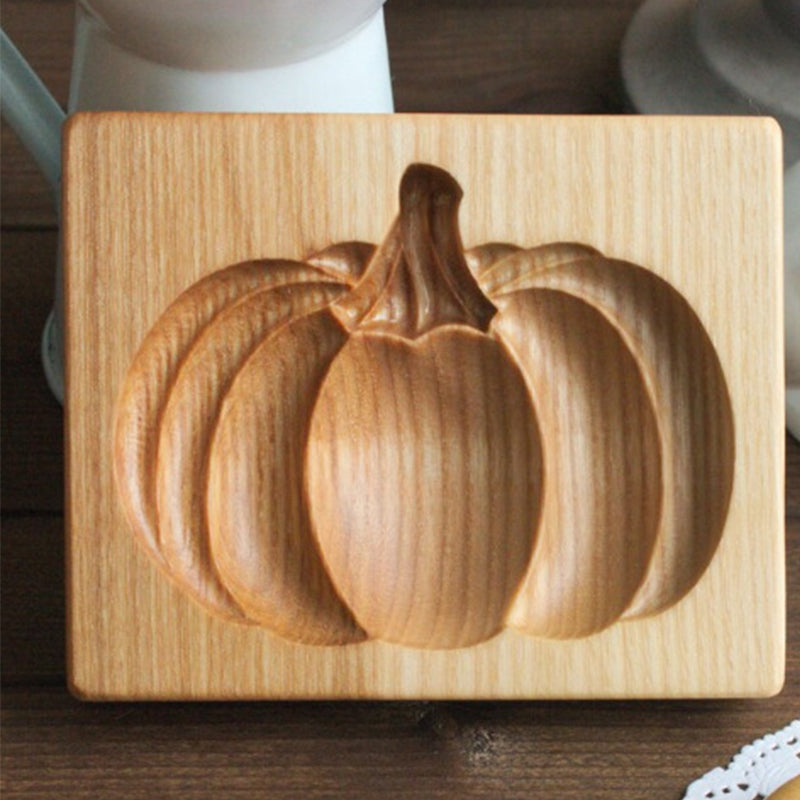 Wooden Cookie Cutter for Gingerbread and Pastries - Non-Stick Beech Wood Design
