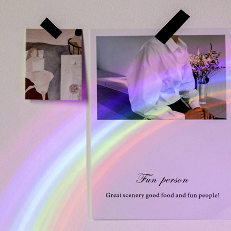 LED Rainbow Projection Night Light with USB Charging