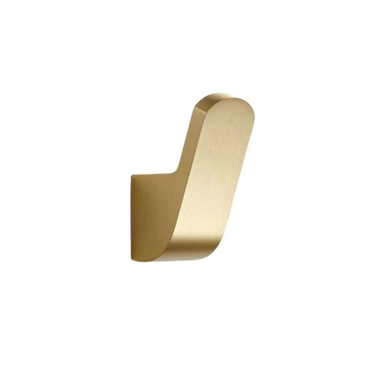Golden Brass Wall Hook for Coats and Towels
