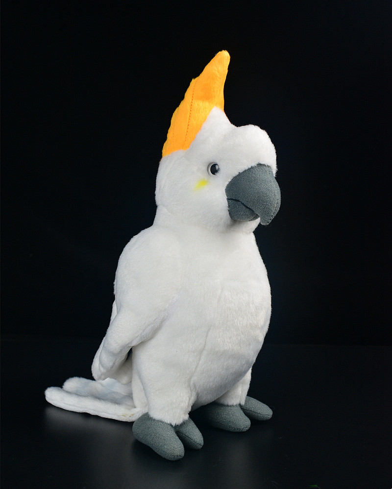 White Cockatoo Plush Stuffed Animal Toy