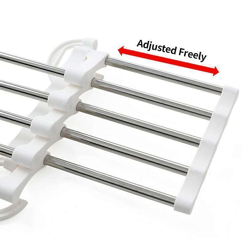 Multifunctional Stainless Steel Magic Hanger for Pants and Accessories