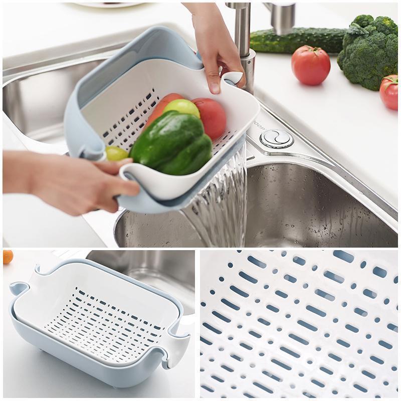 3-in-1 Water-Saving Strainer and Serving Bowl