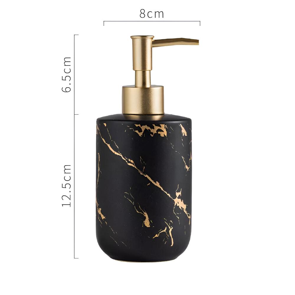 Ceramic Golden Marble Soap Dispenser